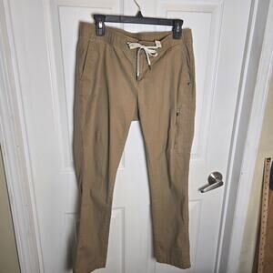 WOMEN'S VUORI RIPSTOP PANT IN TAN SZ MEDIUM